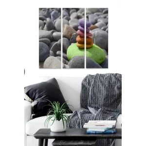 Canvastavla 3-pack Flerfärgad - Inredning & dekor Fynd