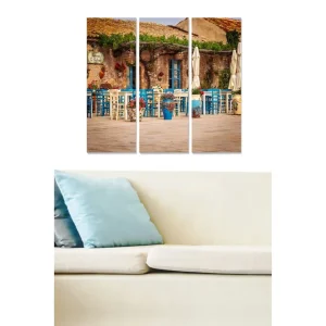 Sista chansen Tavla Building 3-pack Flerfärgad - Inredning & dekor