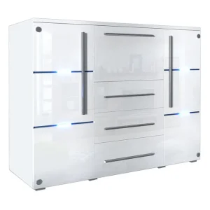 Nedsatt pris Norrhassel Byrå 136x39x115 cm Vit - Förvaring