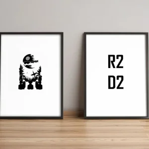 Tavla Sayings med Ram 2-pack Flerfärgad - Inredning & dekor Snabb frakt