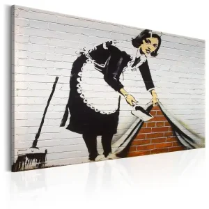 Endast denna vecka Tavla Maid in London by Banksy 120x80 VALUE_MISSING_1 - Inredning