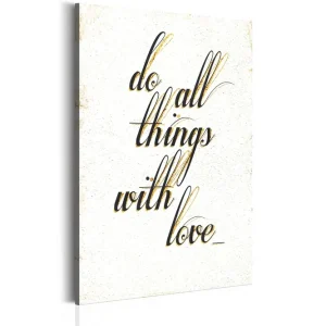 Tavla My Home: Things with love 80x120 VALUE_MISSING_1 - Inredning Endast idag