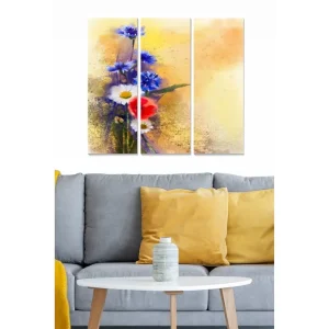Tavla Floral 3-pack Flerfärgad - Inredning & dekor Kampanjpris