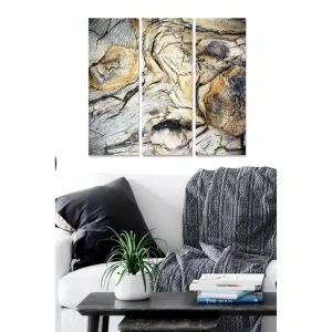 Canvastavla Abstract 3-pack Flerfärgad - Inredning & dekor Extra rabatt