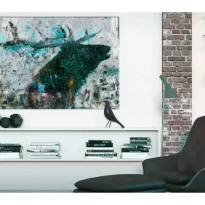 Erbjudande Tavla Sapphire Deer 60x40 VALUE_MISSING_1 - Inredning