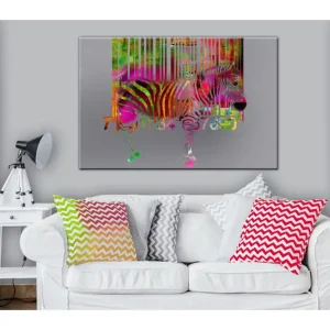 Beställ nu Tavla Code of Zebra 60x40 VALUE_MISSING_1 - Inredning