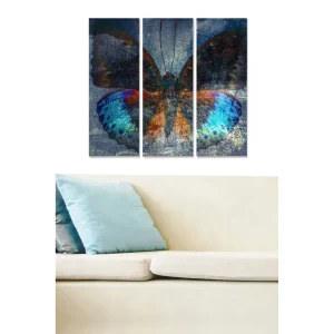 Canvastavla Abstract 3-pack Flerfärgad - Inredning & dekor Erbjudande