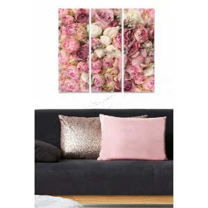 Canvastavla Floral 3-pack Flerfärgad - Inredning & dekor Endast idag