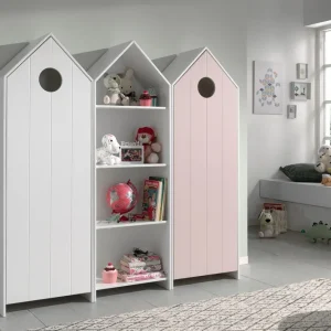 Bustorp Garderob- och hyllset Vit/Rosa - Möbler Begränsad tid