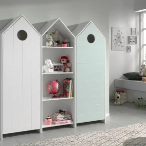 Outlet Bustorp Garderob- och hyllset Vit/Mintgrön - Möbler