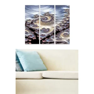 Canvastavla Abstract 3-pack Flerfärgad - Inredning & dekor Utförsäljning
