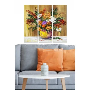 Tavla Floral 3-pack Flerfärgad - Inredning & dekor Köp nu