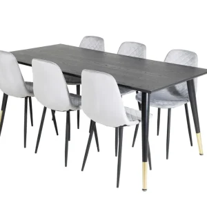 Venture Home Daicy Matbord 180 cm med 6 st Ypas Matstol - Möbler Bästa pris