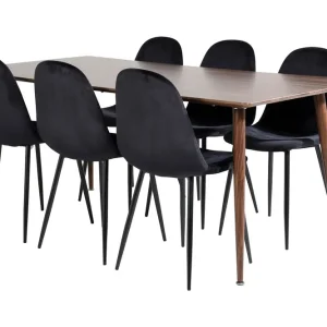 Populär Venture Home Ypas Matbord 180 cm med 6 st Pontus Köksstol - Möbler