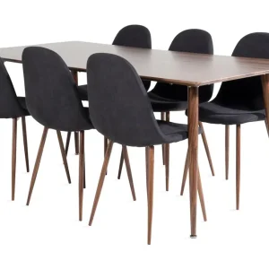 Venture Home Ypas Matbord 180 cm med 6 st Ypas Matstol - Möbler Handla nu