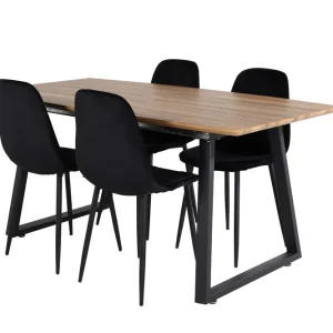 Kampanjpris Venture Home Leah Förlängningsbart Matbord med 4 st Ypas Matstol - Möbler