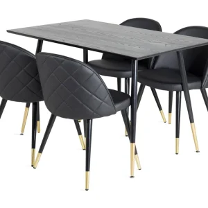 Venture Home Balisa Matbord 120 cm med 4 st Valera Matstol - Möbler Kundfavorit