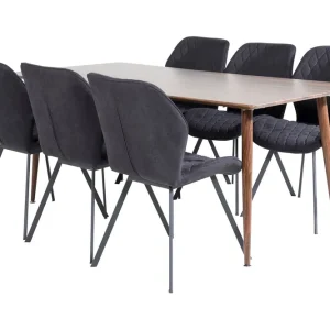 Premium Venture Home Ypas Matbord 180 cm med 6 st Sumoas Matstol - Möbler