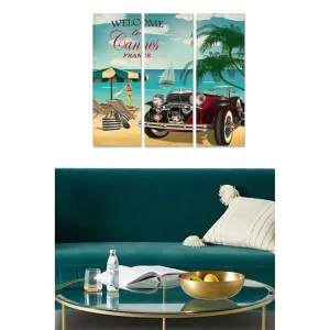 Canvastavla Advertisement 3-pack Flerfärgad - Inredning & dekor Kundfavorit