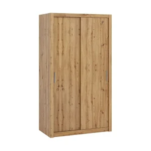 Köp online Julissa Garderob 120 cm Natur - Förvaring