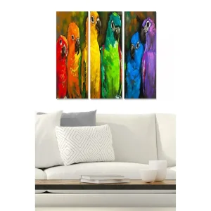 Canvastavla Animal 3-pack Flerfärgad - Inredning & dekor Kundfavorit