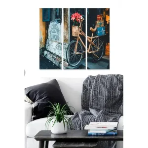 Canvastavla Floral 3-pack Flerfärgad - Inredning & dekor Fynd