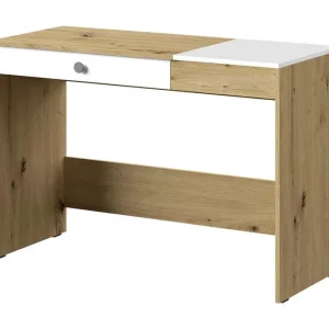 Nero Skrivbord 120 cm Natur/Vit/Grå - Möbler Lägg i varukorgen