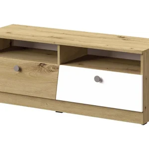 Rea Nero Tv-bänk 120 cm Natur/Vit/Grå - Möbler