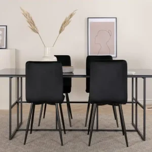 Beställ idag Venture Home Leif matbord med 4st Windu Lyx matstol - Möbler