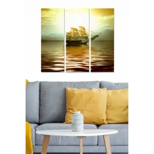 Snabb leverans Canvastavla Scenic 3-pack Flerfärgad - Inredning & dekor