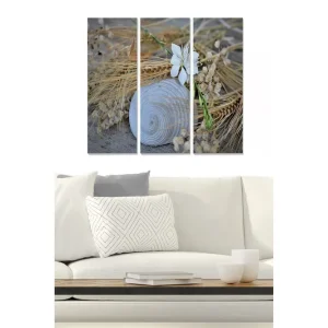Canvastavla Floral 3-pack Flerfärgad - Inredning & dekor Sista chansen