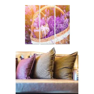 Canvastavla Floral 3-pack Flerfärgad - Inredning & dekor Erbjudandepris