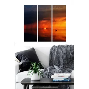 Canvastavla Colorful 3-pack Flerfärgad - Inredning & dekor Snabb leverans