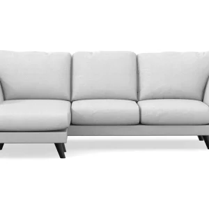 Scandi Days Trend Lyx 3-sits Vänstervänd L-formad Divansoffa i Tyg Ljusgrå - Möbler Beställ idag