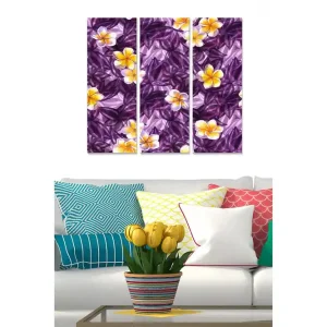 Canvastavla Floral 3-pack Flerfärgad - Inredning & dekor Beställ nu