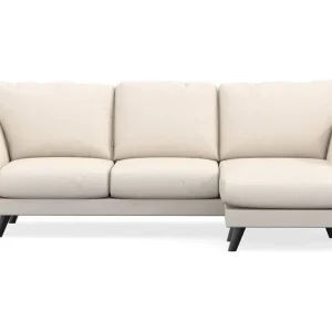 Scandi Days Trend Lyx 3-sits Högervänd L-formad Divansoffa i Manchester Beige - Möbler Lägg i varukorgen