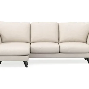 Populär Scandi Days Trend Lyx 3-sits Vänstervänd L-formad Divansoffa i Tyg Beige - Möbler