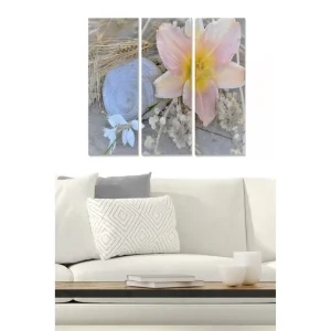Canvastavla Floral 3-pack Flerfärgad - Inredning & dekor Utförsäljning