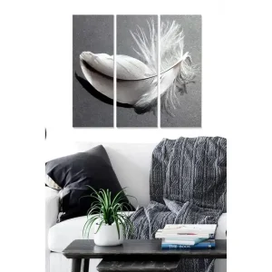 Canvastavla Abstract 3-pack Flerfärgad - Inredning & dekor Sista chansen