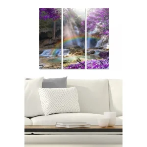 Canvastavla Floral 3-pack Flerfärgad - Inredning & dekor Outlet