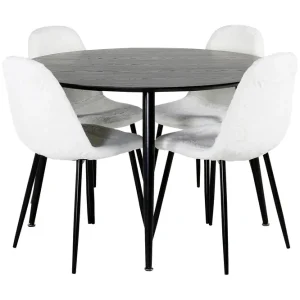 Kundfavorit Venture Home Balisa Matgrupp 115 cm Rund + 4 Ypas Matstolar - Möbler