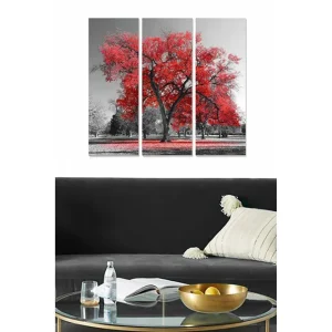 Canvastavla Floral 3-pack Flerfärgad - Inredning & dekor Rea