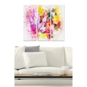 Canvastavla Abstract 3-pack Flerfärgad - Inredning & dekor Fri frakt