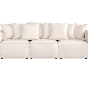 Kampanj Andrarum Cubo 4-sits Djup Modulsoffa i Tyg Beige - Möbler
