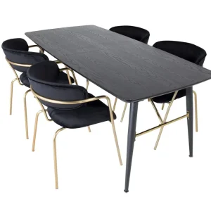 Venture Home Irunea Matgrupp 180 cm + 4 st Arcarazo Matstolar - Möbler Fri frakt
