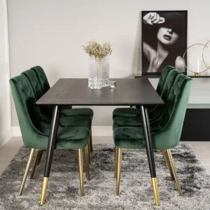 Begränsat erbjudande Venture Home Daicy Matgrupp 180 cm + 6 st Valerie Matstolar - Möbler