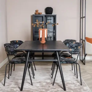 Populärt val Venture Home Zenazmi Matgrupp 195 cm + 4 st Arcarazo Matstolar - Möbler