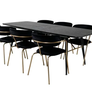 Venture Home Irunea Matgrupp 180 cm + 6 st Arcarazo Matstolar - Möbler Outlet