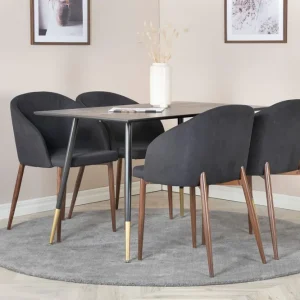 Bästa pris Venture Home Balisa Matgrupp 120 cm + 4 st Kullersbro Matstolar - Möbler