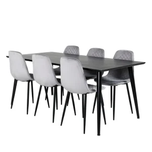 Lägg i varukorgen Venture Home Balisa Matgrupp 180 cm + 6 st Ypas Matstolar - Möbler